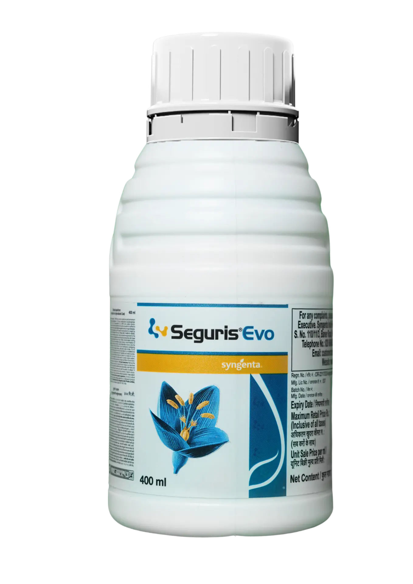 Seguris Evo 400 mL fungicide bottle
